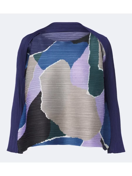 Top Pleats Please Issey Miyake cu imagine violet