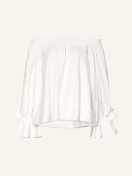 Halenka Essentiel Antwerp s odhalenými rameny bílá