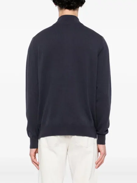 Pulover Kiton cu imagine albastru