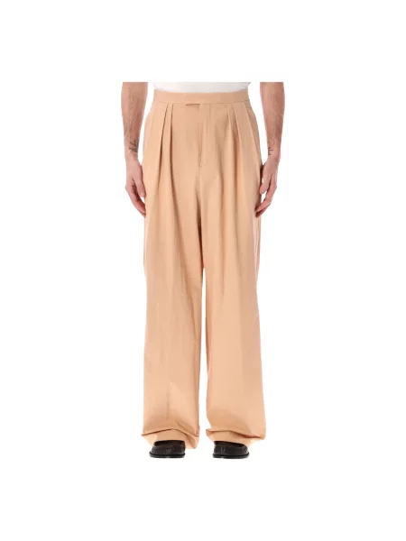 Spodnie Dries Van Noten pomarańczowe