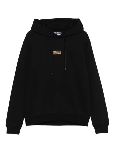 Hanorac cu glugă Versace Jeans Couture negru