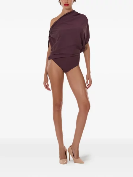 Body Wolford asimetric roșu