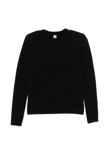 Pulover Toteme cu decolteu rotund negru