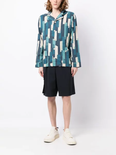 Raštuota marškiniai Clot mėlyna