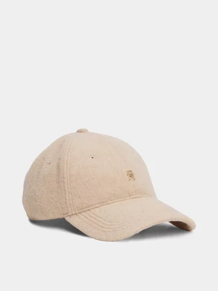 Tommy Hilfiger Кепка Вовна бежевий