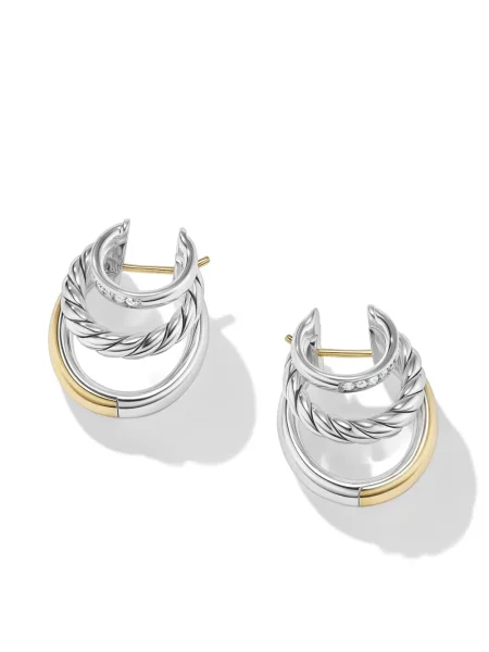 Auskarai David Yurman geltona