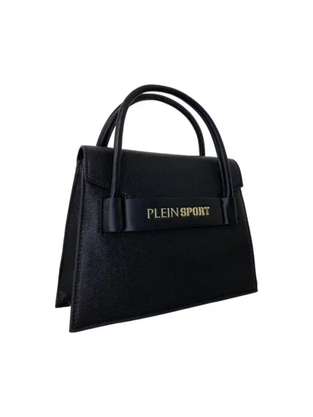 Torebka sportowa Plein Sport z logo czarna