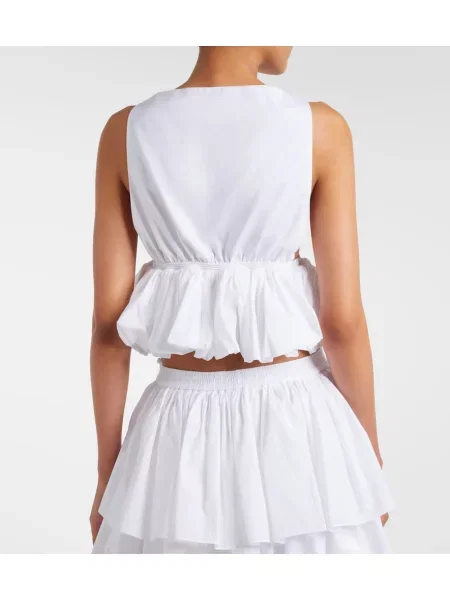 Top Alaïa alb