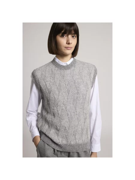Sweter Peserico szary