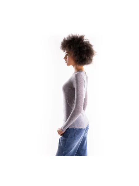 Pinko sweter lniany lekki szary
