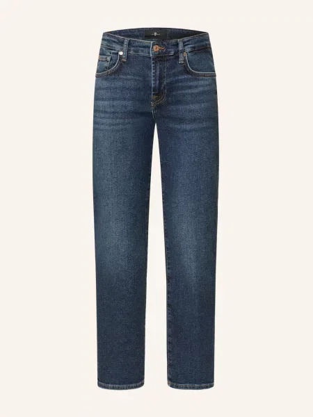 7 For All Mankind Rovné Džíny Calie blue vibe modré