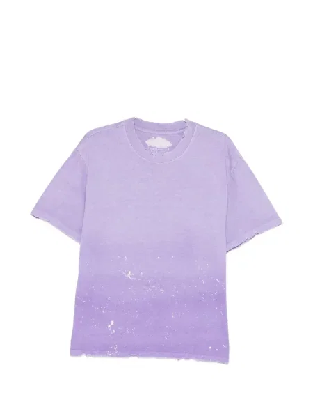 Tricou Pale Cloud cu imagine violet