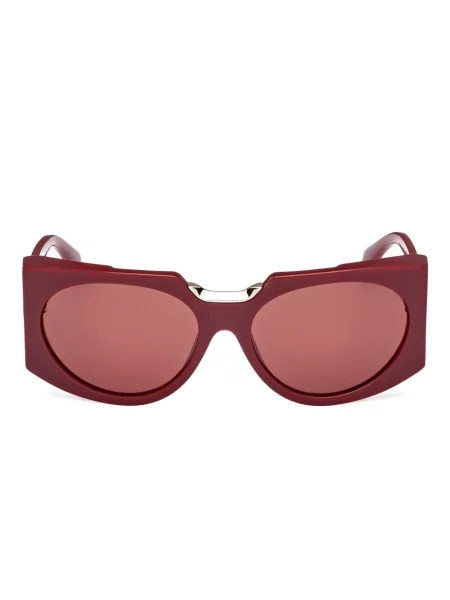 Ochelari de soare Max Mara Eyewear cu imprimeu geometric roșu