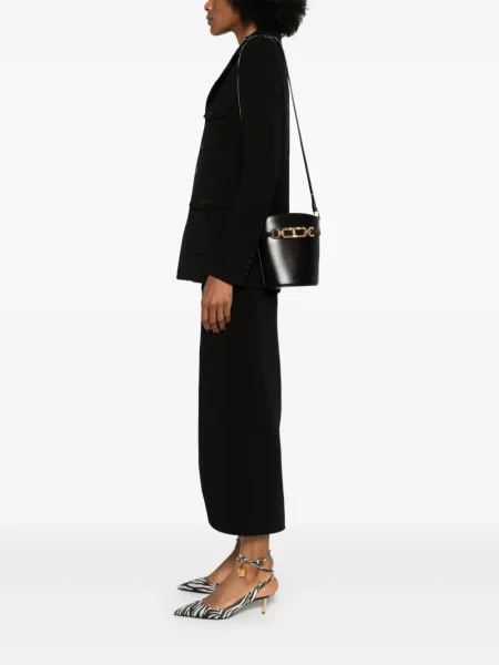 Mažas bucket stiliaus rankinė Tom Ford juoda