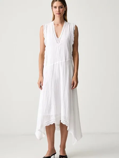 Zadig&Voltaire rochie de vară cu REROL alb