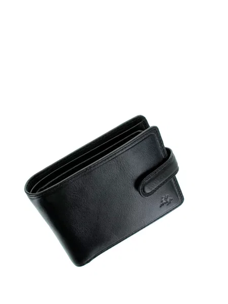 Кожаный кошелек Visconti черный
