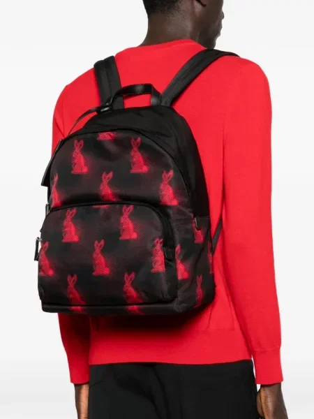 Rucsac Prada cu imagine negru