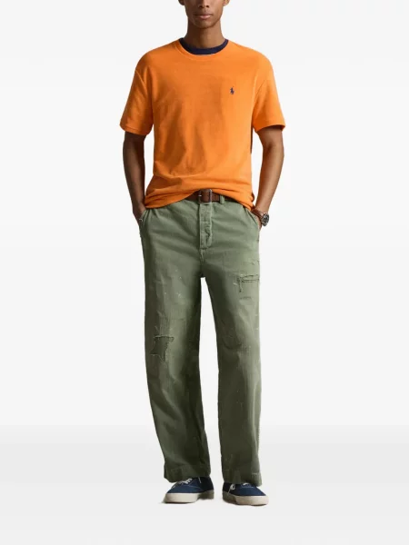Μικρός κάλτσες Polo Ralph Lauren με κέντημα από ζέρσεϋ μπλε