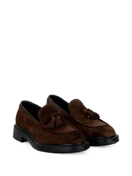 Loafers Fratelli Rossetti σουέντ καφέ