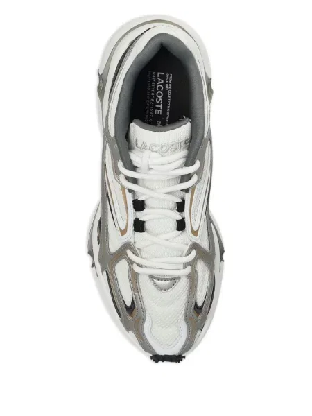 Fűzős csipkés sneaker Lacoste fehér