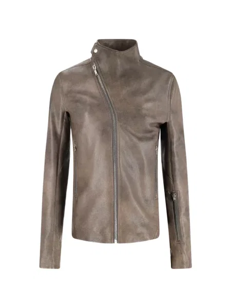 Geanta de piele Rick Owens asimetrică maro