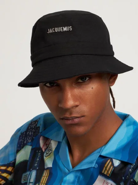 Plátěný klobúk Jacquemus čierna