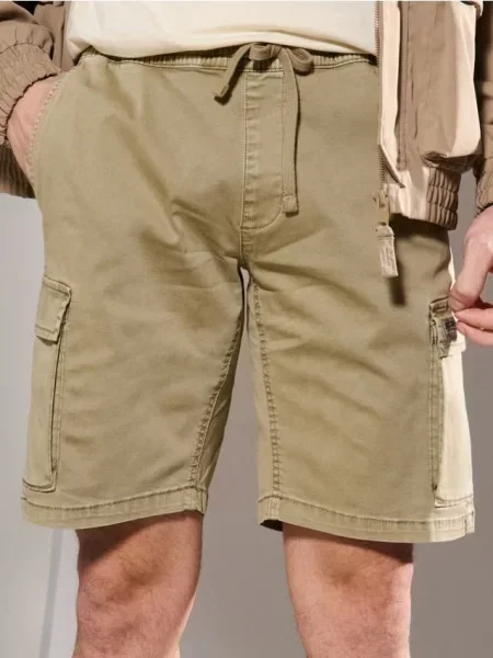 Шорти карго темно-зелений зелені