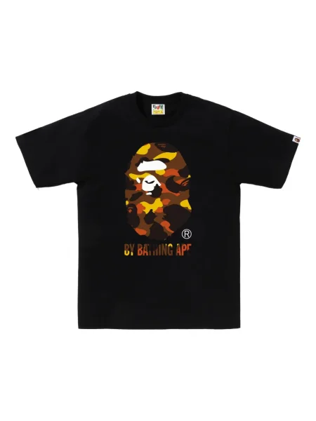 Tricou A Bathing Ape® cu imagine cu model camuflaj negru