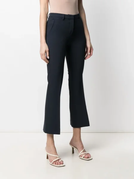 Cropp pantaloni Pt Torino cu talie înaltă albastru