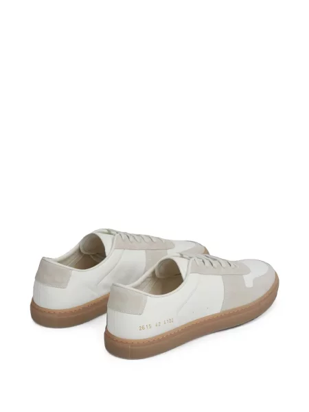 Sneakerși Common Projects din piele alb