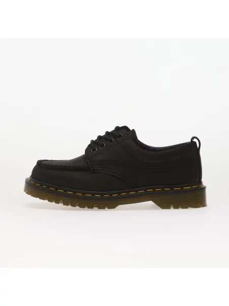 Tenisky Dr. Martens Lowell 4 Eye Moc Toe Black Crazy Horse EUR 46 černé