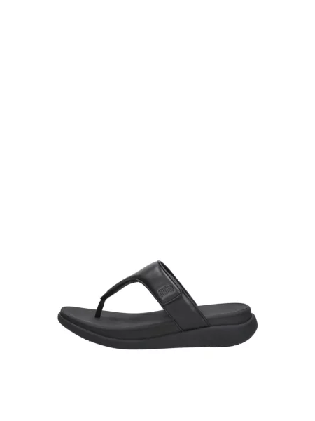 Sandały Fitflop skórzane czarne