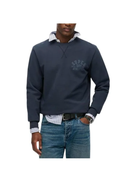 Mikina Superdry modrá