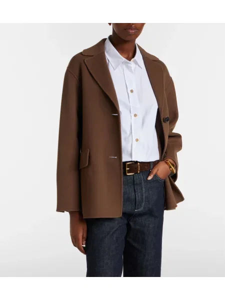 Cămașă 's Max Mara din țesătură twill alb