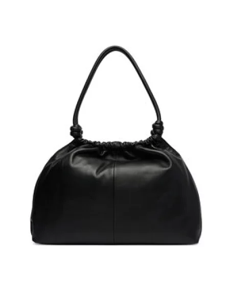 Tommy Hilfiger Torbica Th Soft Leather Hobo crna