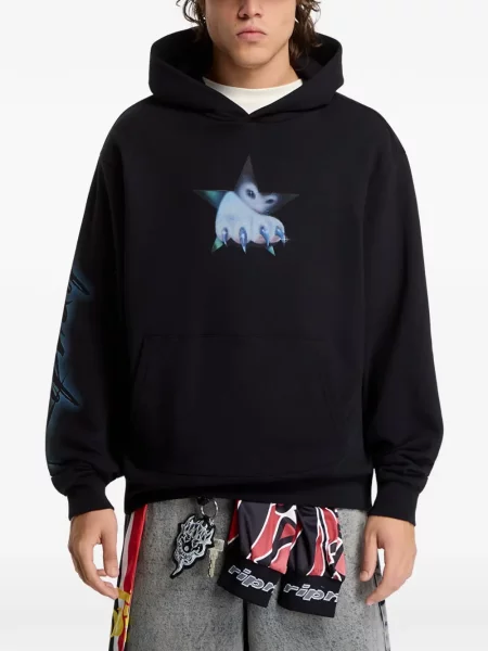Суичър с качулка Ripndip черно