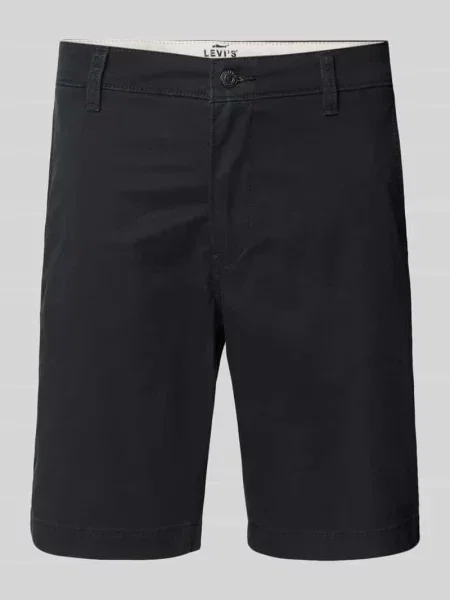 Szorty chinosy krój regular fit z Mieszanka bawełny Levi's czarne