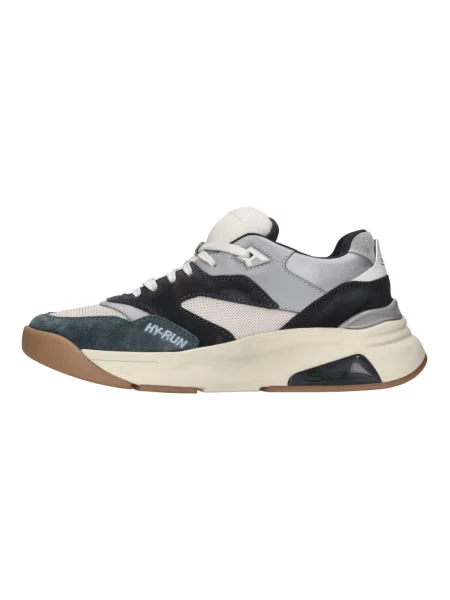 Sneakersy Santoni zamszowe do biegania