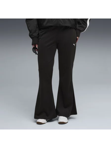 Spodnie Wardrobe Essentials z rozszerzanymi nogawkami czarne