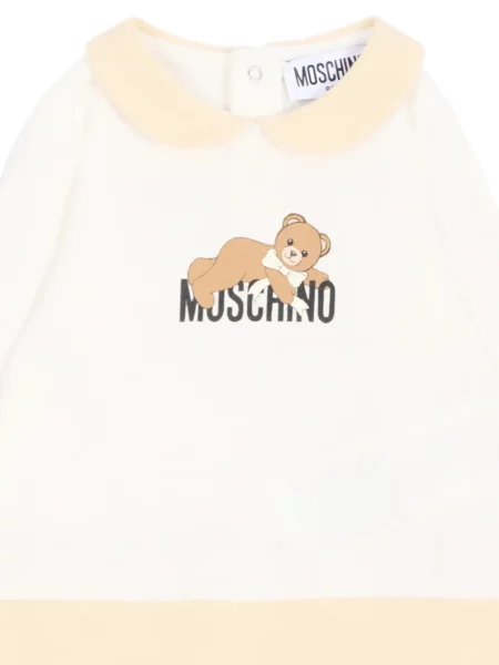 Piżama dziecięca Moschino biała