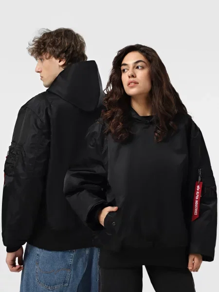 Жіночий Бомбер Alpha Industries чорний