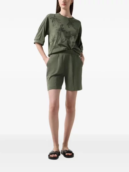 Pantaloni scurți Bogner din jerseu verde