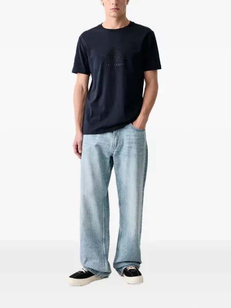 Μπλούζα Trussardi με απλικέ μπλε