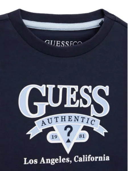 Guess Majica Tamnoplava Regular Fit