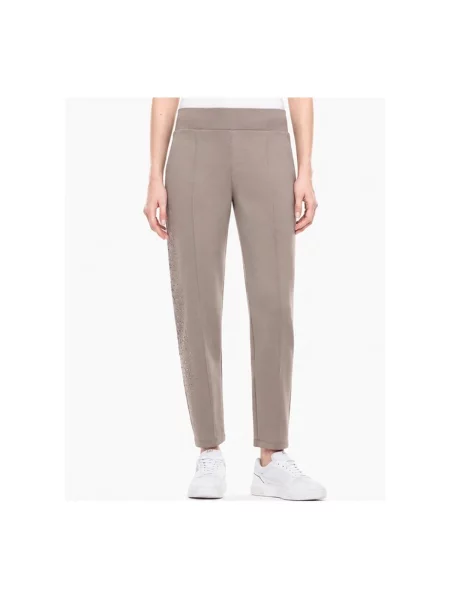 Nohavice Emporio Armani Ea7 béžová