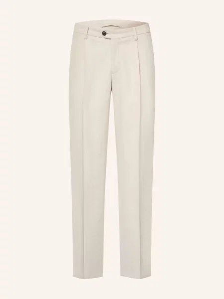 Profuomo Chino Kalhoty Regular Fit / krémová béžová