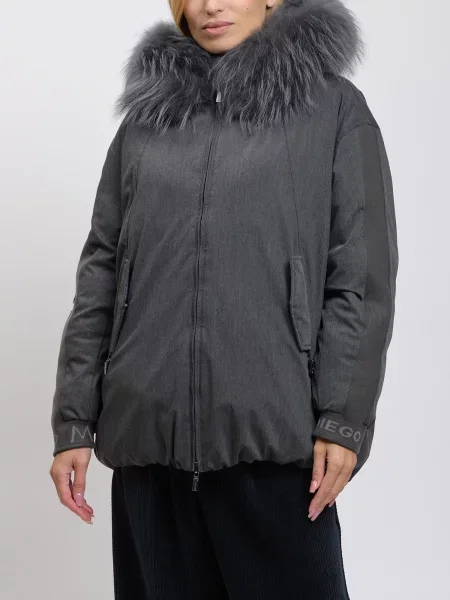 Пуховик Diego M сірий