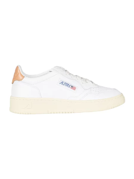 Lakierowane sneakersy Alexander Smith białe