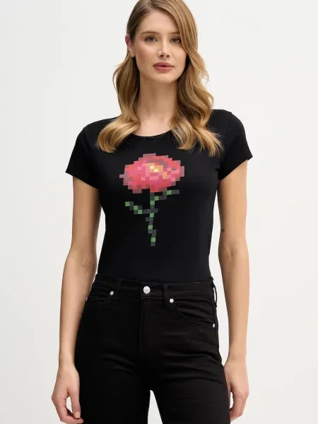 Тениска Sisley черно