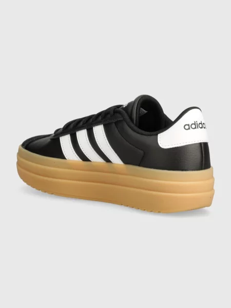 Kožené sneakers boty adidas Vl Court Bold černá
